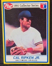 Cal Ripken Jr 1991 Post Collector Series #19 