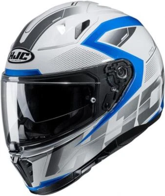 Integralhelm HJC Modell I70 I 70 ASTO MC2 Weiß Schwarz Blau Größe S - Bild 1 von 4