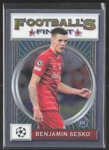 Benjamin Sesko 2021-22 Topps Finest Flashbacks UEFA Champions League #27 RC - Picture 1 of 2