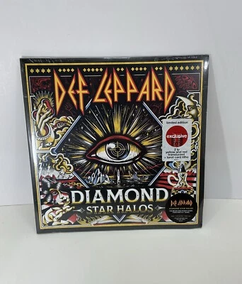 Def Leppard: Diamond Star Halos TARGET Exclusive LP Red Yellow Vinyl. New Read - Imagem 1 de 4