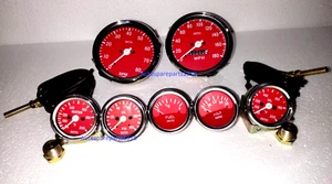 Smiths Temp FOil Temp F Oil Fuel Volt Gauge Speedo 0-180 mph Tacho 0-80 100mm RC - Picture 1 of 4