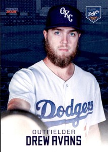 2021 Oklahoma City Dodgers Choice #2 Drew Avans Alabaster Alabama Baseball Card