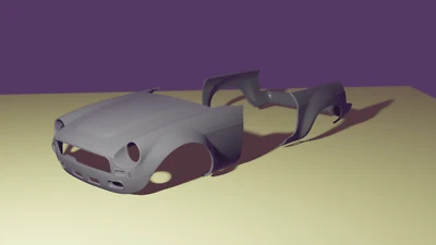 Kit de carrocería de resina Sebring 1/18 MGB ruedas para diecast / kits SIN PINTAR Foto 1 de 2