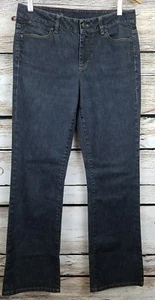 Talbots Women's Curvy Bootcut Denim Stretch Jeans 6/28 Black/Grey Wash 29"x31" - Picture 1 of 10