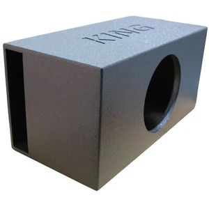 King Boxes 12" Single SPL Vented Sprayed Universal Subwoofer Box AK-12VLS - Picture 1 of 7
