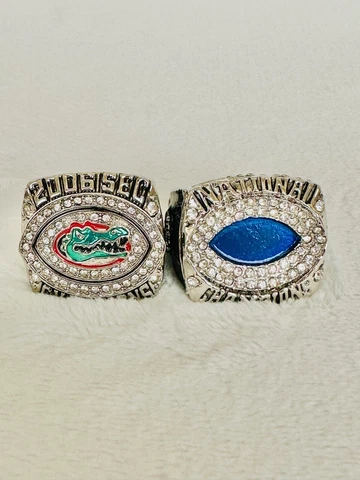 2 PCS Florida Gators National Championship Ring, US SHIP, 2006/07 Cover