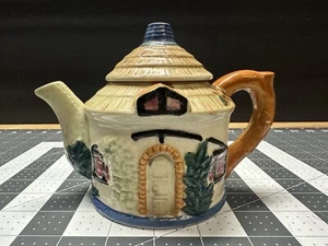 Vintage Cottage Teapot Hand Painted Japan Cottage Ware Style 1950's - Picture 1 of 8