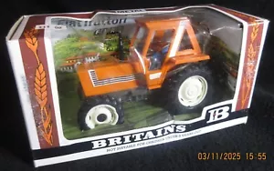 Vintage Britains Fiat 880 DT Trattori Tractor 9528 Toy w/ driver England 1/32 #2 - Picture 1 of 7