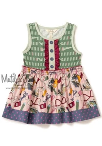 EUC Matilda Jane Well Read Top Choose Your Own Path Girls Size 4 School Theme - Picture 1 of 9