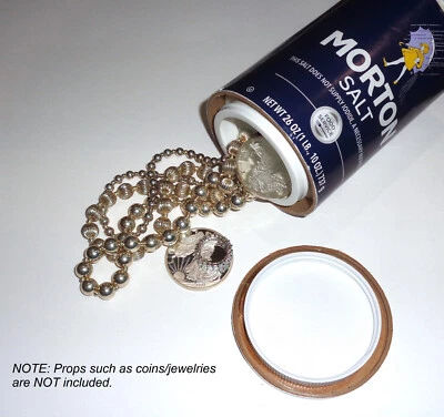 BEWILD Morton Salt Hidden Secret Compartment Personal Money JewelrySafe Diversion Stash