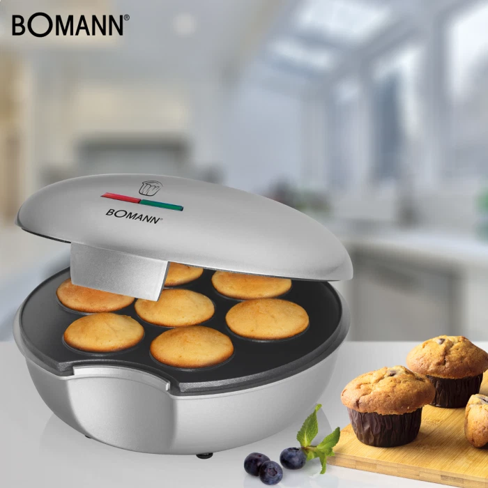 Bomann Muffin Maker 5020CB Silber Backen Muffins Kuchen Küche Kochen Dessert - Bild 1 von 1