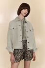 Brunello Cucinelli Women's Leather Jacket Suede Monile size 42