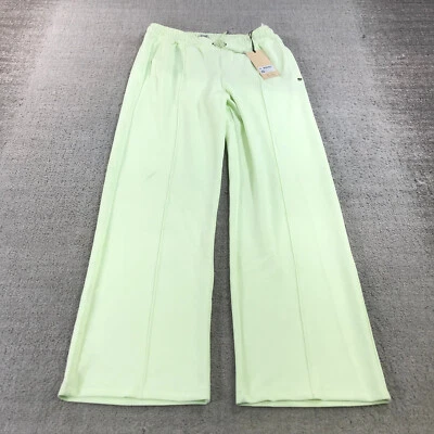 Calça de moletom feminina Scotch & Soda grande tecida vermelha perna larga verde folgado - Imagem 1 de 4