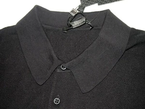 Camisa polo Porsche Design algodón ajuste ajustado manga corta piqué nueva con etiquetas pequeña $185 - Imagen 1 de 11