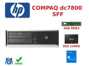 PC Deskto HP dc7800 SFF • SSD 128GB Samsung • 4GB RAM • Revisionato e Affidabile - Foto 1 di 8
