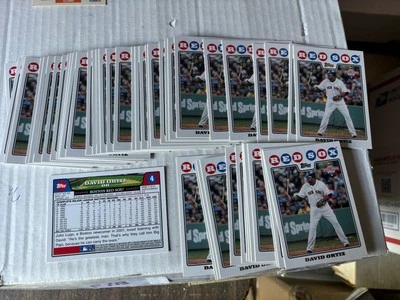 (LOT OF 24) DAVID ORTIZ  2008 TOPPS NATIONAL BASEBALL CARD DAY #4  (EX)  RED SOX - Image 1 of 2