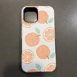 Casely iPhone 12 Case Main Squeeze Orange Print MagSafe Compatible - Picture 1 of 8