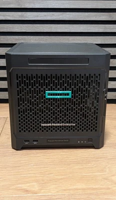 HPE ProLiant Gen10 MicroServer Gen 10 Tiny Server CPU RAM 4TB HDD very quiet HP - Image 1 of 4
