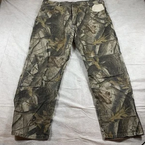 Pantalones de mezclilla vintage Wrangler Realtree camuflados 42x32 doble rodilla modelo 97GR1HH 4966 - Imagen 1 de 12