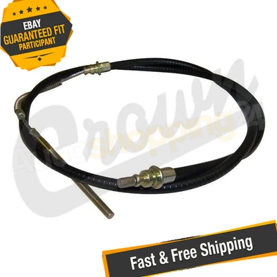 Cable de freno de estacionamiento delantero Crown J0999978 para Jeep CJ-5 1972-1975 Foto 1 de 4