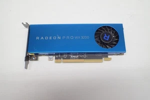 AMD Radeon Pro WX 3200 4GB PCI-E Quad Displayport LP Video Card R99GK Dell - Picture 1 of 4