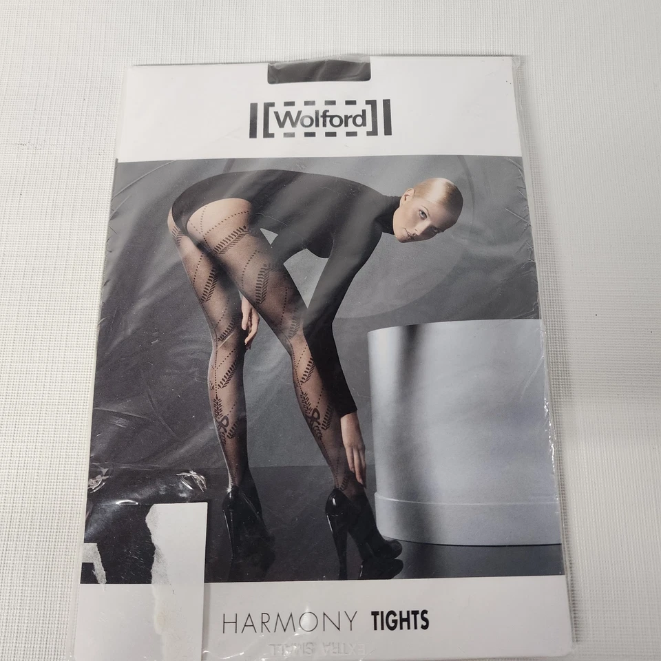 Medias Wolford Mocha Extra Pequeñas Patrón Armonía Zig Zag Costura Trasera Nuevas Foto 1 de 4