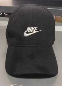 Nike Sportswear  Black Adjustable Strapback Hat Cap For A Child  - Picture 1 of 5