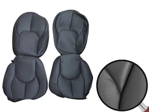 Mercedes-Benz R129 SL Seat Covers Set From 1995 With Hole Perforation Black - Picture 1 of 1