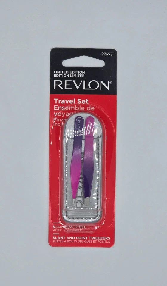 Revlon Travel Set Slant and Pint Tweezers - 92998 - Image 1 of 1