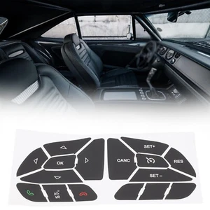 2016 2022 For DODGE CHARGER Steering Wheel Button Repair Decal Sticker - Picture 1 of 12