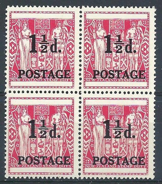 Nueva Zelanda 1950 Sc# 273 Set Bloque 4 MNH Foto 1 de 1