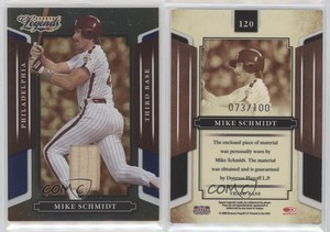 2008 Donruss Americana Sports Legends Mirror Blue Materials Mike Schmidt HOF