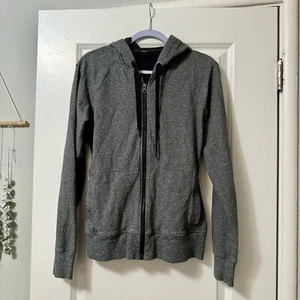 Chaqueta Lululemon Cremallera Completa Talla 8 Gris Jaspeado Detalle Cremallera - Imagen 1 de 8