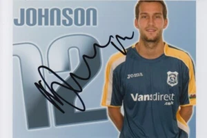 CARDIFF CITY HAND SIGNED ROGER JOHNSON 6X4 PHOTO. - Picture 1 of 1