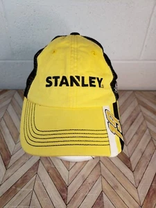 Carl Edwards #19 Stanley Nascar Snapback Hat Mens Adjustable Yellow Black - Picture 1 of 8