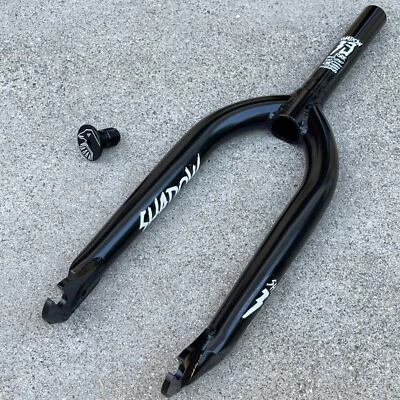 SHADOW CONSPIRACY THIRTEEN FORK BLACK OR CHROME BMX BIKE FORKS PRIMO FIT CULT - Image 1 of 3