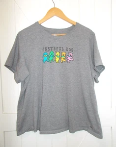 Life is Good Grateful Dog Crusher T-Shirt Women's 3XL Grateful Dead Parody Gray - Picture 1 of 7