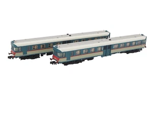 Arnold HN2569 Set 2 Railcars Aln 668 Livery Original Blue/Beige Scale N 1/160 - Picture 1 of 3