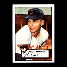 Paul Minner 1983 Topps 1952 Reprint Series Chicago Cubs #127 NM+ Pack Fresh
