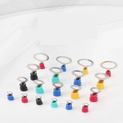 Rv Series Round Pre-insulated Terminal O-type Cold-pressed Terminal Copper Nose - Image 1 of 4