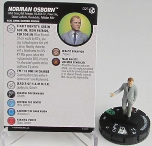 NORMAN OSBORN 026 Spider-Man and Venom Absolute Carnage HeroClix - Bild 1 von 1