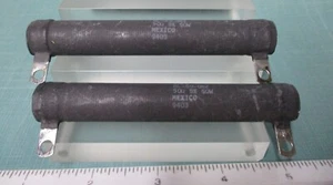 Dale 50Ω Wirewound 50W Industrial Tubular Power Resistor HL-50-06Z-50R00J 2-PK - Picture 1 of 2