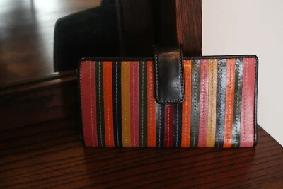 Genuine Leather Kate Landry Multi-Colored Wallet  New without Tag - Image 1 of 4