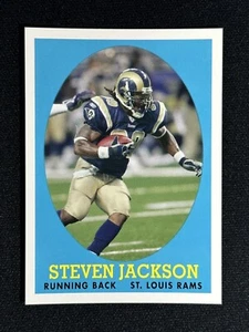 2007 Topps Steven Jackson 1958 Style Fußballkarte #12 St. Louis Rams - Bild 1 von 2