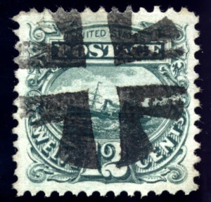 US 117 12c Pictorial Issue 1869 S. S. "Adriatic" PSAG grade 90 used - Picture 1 of 3