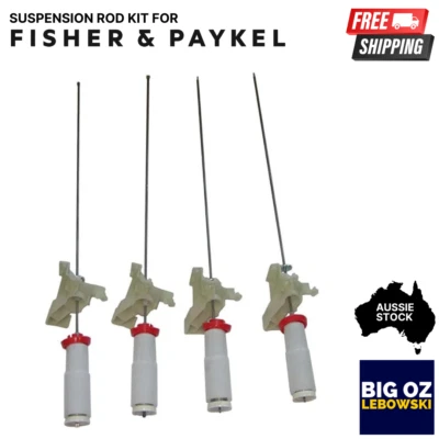 Suspension Rod Kit for Fisher & Paykel 8kg Toploader WA80T65FW1 | FreePost · OEM