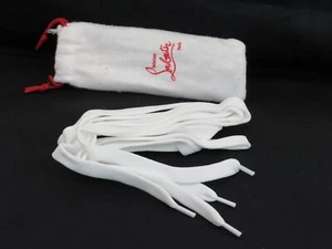 BOTAS DE REPUESTO LOUBOUTIN BLANCAS CON CORDONES 36 PULGADAS 1 cm - Imagen 1 de 4
