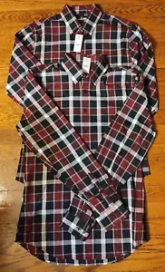 Express 1MX Men's Small Slim Stretch Cotton Two Shirt Lot Brand New w Tags - Picture 1 of 2