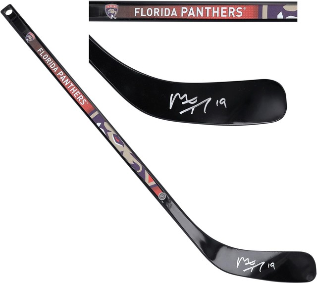 Matty Beniers Seattle Kraken Autographed Fanatics Authentic 2022-23 Reverse  Retro Mini Stick