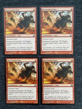 4 RACECOURSE FURY ~mtg NM Return To Ravnica Unc x4 Magic The Gathering